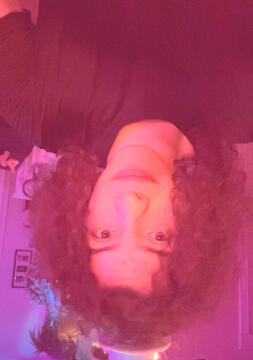 I'm upside-down and purple! I love being upside-down and purple